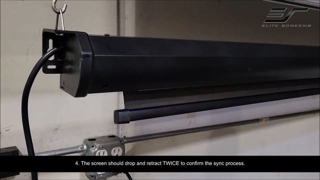 ♾️ Elite Screens | How To Sync RF Remote To Your Electric Projector Screen | ZZ Type