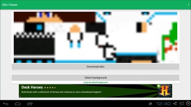[Android] Skin Viewer 3D (for Minecraft And Minebuilder)