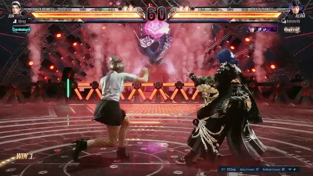 Day 1 Reina - Learning Buttons & Combos | Tekken 8