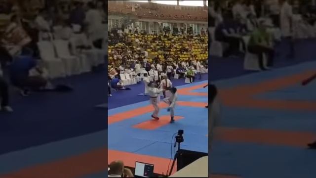 Campeonato Brasileiro Atleta Miguel #yokohama #karate #shotokan #fight #luta #kumite