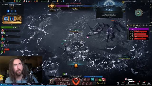 Asmongold First Day Vykas Experience Lost Ark