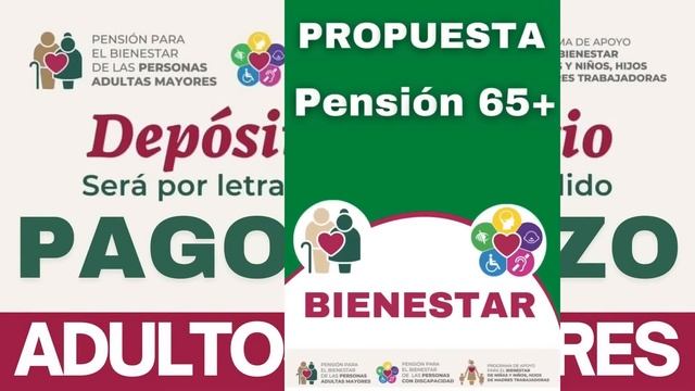 ?6 MARZO NUEVO DEPÓSITO?PAGO Pensión Bienestar Letras D, E Y F Adultos Mayores 65+ HORA DE COBRAR!