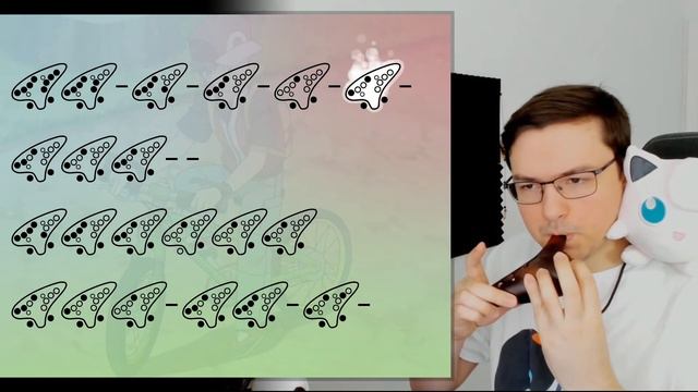Pokemon - Bicycle Theme - Ocarina Tutorial / Tabs