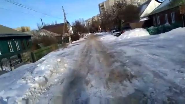 По улице прошел грейдер