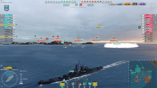 Cruiser Alaska B: Long Fight For Map Haven - World Of Warships