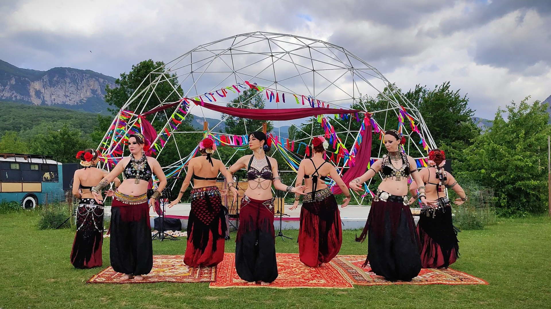 Dakra Tribe (Симферополь) - Tribal Fusion | Kemuri | Бельбекская ярмарка, май 2024