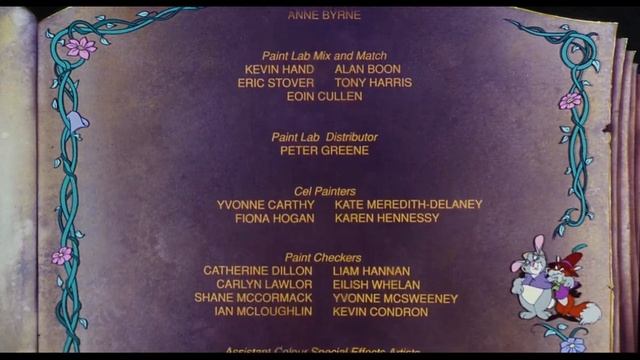 Thumbelina End Credits Russian Voice Over 1994
