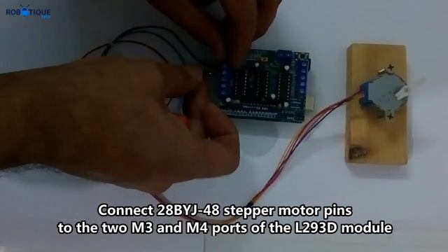 Order 28BYJ-48 Stepper Motor By Arduino And L293D