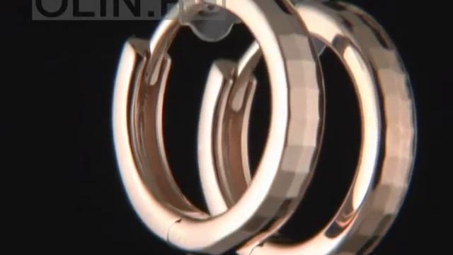 Золотые серьги с подвесками