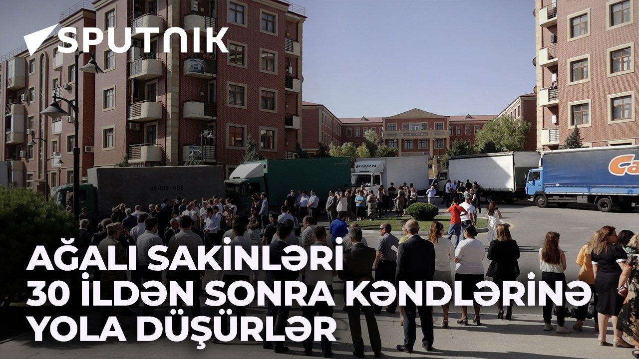 Məcburi Köçkünlər Zəngilana - Evlərinə Yola Salındılar