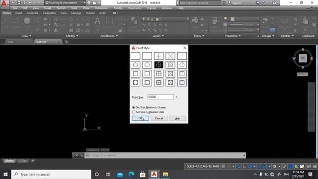 MULTIPLE POINT COMMAND IN AUTOCAD