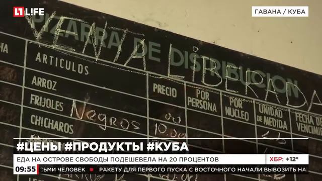 Еда на Кубе подешевела на 20 процентов