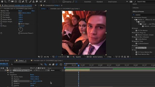 After Effects For Beginners // Basic Transitions, Effects, And Layout Introduction