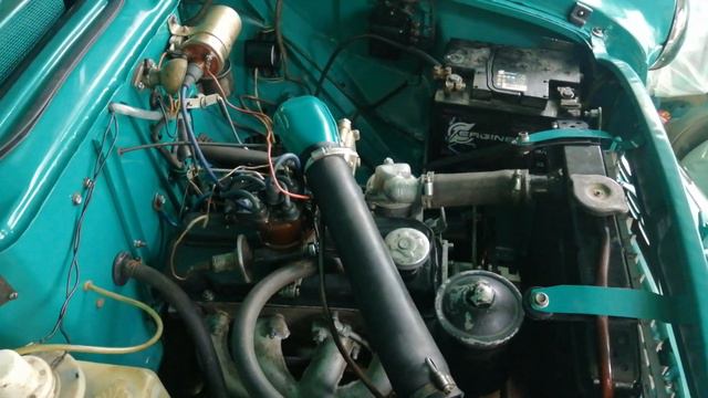 москвич 407. первый запуск нового двигателя