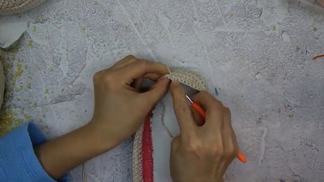 Вязаные мокасины крючком. Обвязка передней части. Часть 3