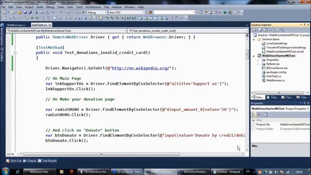 ATDays Часть 04. Page Object на основе статических классов