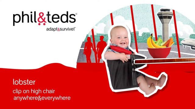 Lobster™ High Chair - Anywhere & Everywhere - Phil&teds® 2015