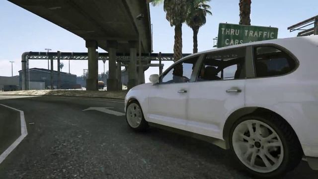 Grand Theft Auto V 2009 Porsche Cayenne Turbo S #GTAV #GTAVPC