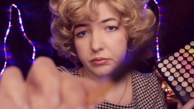 АСМР ролевая игра НОВОГОДНИЙ ? ТРЕШ-МАКИЯЖ В САЛОНЕ ? | ? ASMR Roleplay MAKEUP