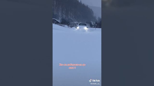 Subaru Outback in the snow. Субару аутбек 3.0 по снігу ??????