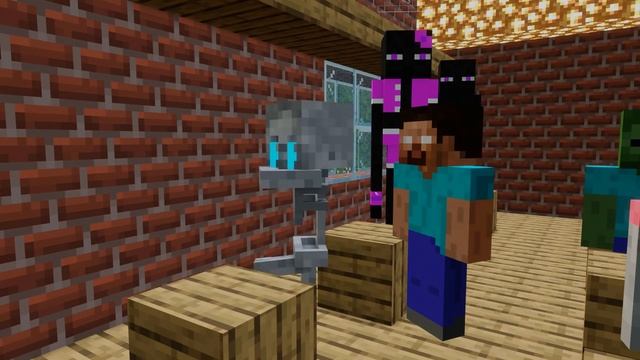 Monster School : Poor Wolf - Minecraft Animation