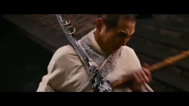 Джет Ли .Палка против алебарды.