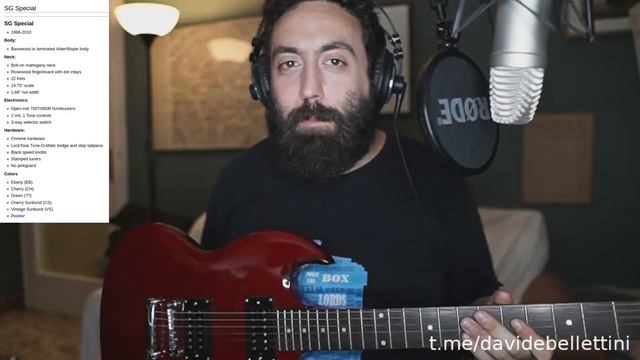 Epiphone SG Special CH - Omaggio al Maestro Bini  I miei strumenti musicali 6