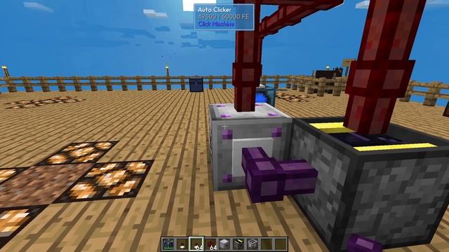 Minecraft - Sky Factory 4 - How To Automate Milking A Cow