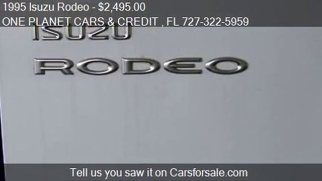 1995 Isuzu Rodeo For Sale In LARGO, FL 33778 At The ONE PLAN