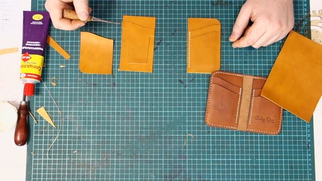 Работа с кожей. Холдер на 6 отделов. Конкурс от 