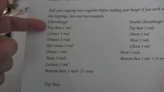 Crochet Cheeseburger Pattern, Crochet Foot Bag, Bean Bag Pattern