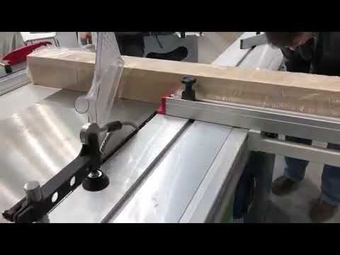 Форматно-раскроечный станок WoodTec ST 45 видео в работе 2