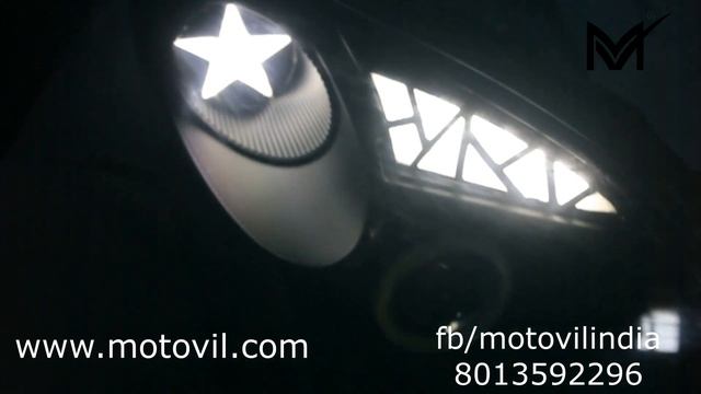 Maruti Suzuki Wagon R Dragon Eye14 | Projector Headlight With DRL. Available At Motovil.com
