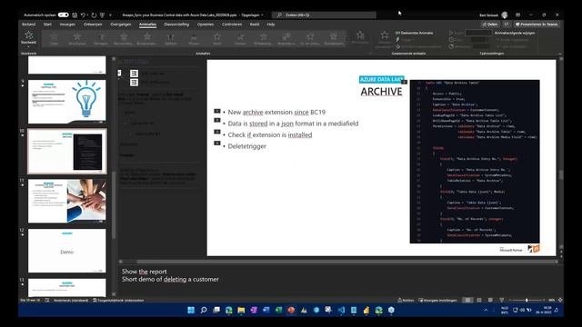 20220426 - Sync Your Business Central Data With Azure Data Lake