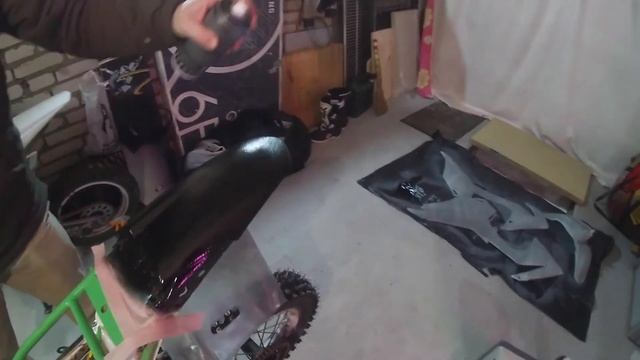 ОБНОВИЛ ПИТБАЙК | Эксперимент с покраской