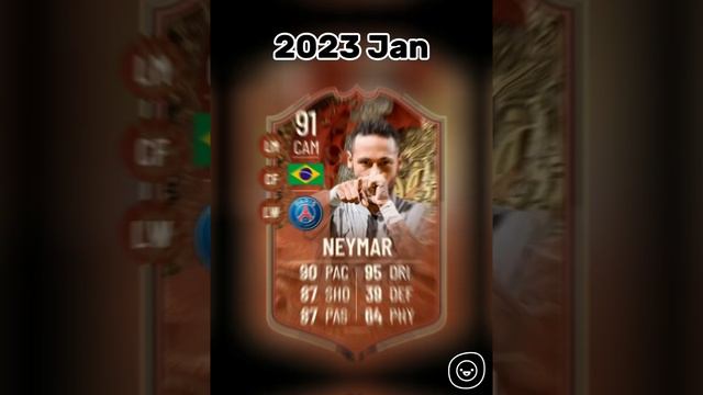 Neymar FIFA23 All Cards| 2022-23 #fifa #fc24 #fifacards