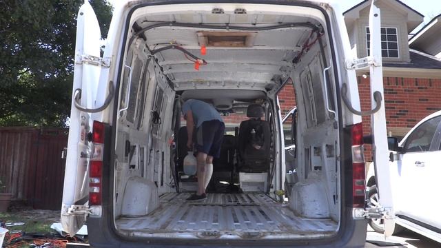 Starting The Moto Van 2007 Sprinter Conversion With A DEEP CLEANING!