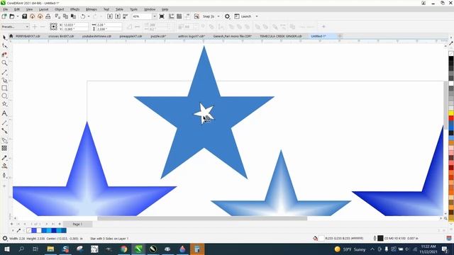 Corel Draw Tips & Tricks Glossy Star With The Blend Tool Part 2