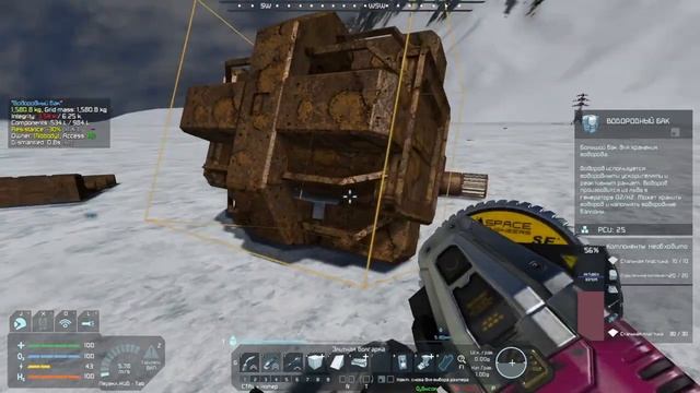Space Engineers | Выживание на ледяной планете, сценарий СВАЛКА - SCRAPYARD. Часть 6