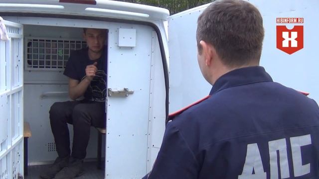 Испугавшийся пьяный водитель 16 июня