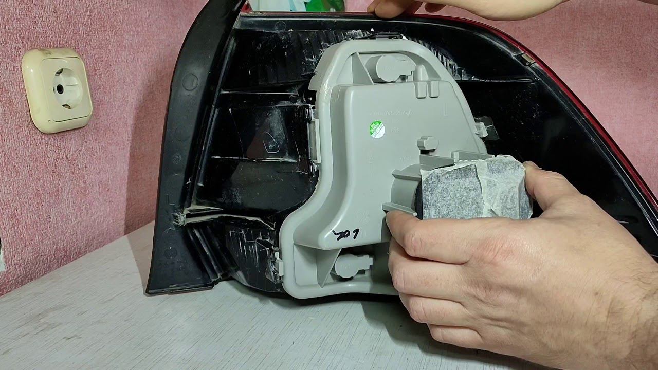 Как разобрать задний фонарь volkswagen polo