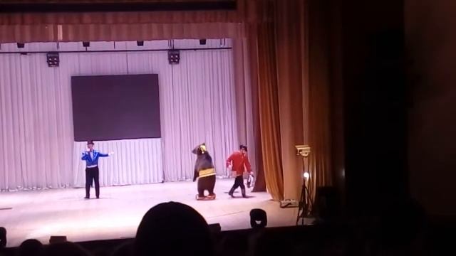 Медведь на гироскутере