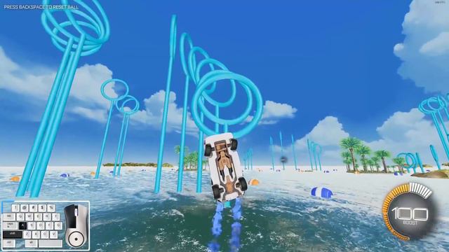 Rocket League : Speed Jump Rings 2 - In Reverse. Relax. (Mouse And Keyboard)