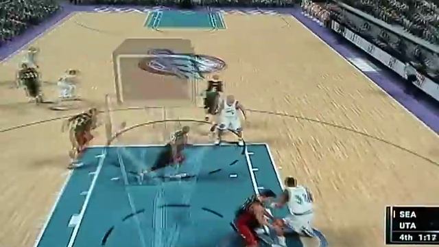 'NBA 2K11' '96 Sonics Vs. '97 Jazz - 2K Camera View (PlayStation 3)