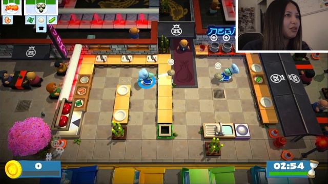 I Overcooked My Food :( | Overcooked 2 Gameplay Single Player Mode Level 1