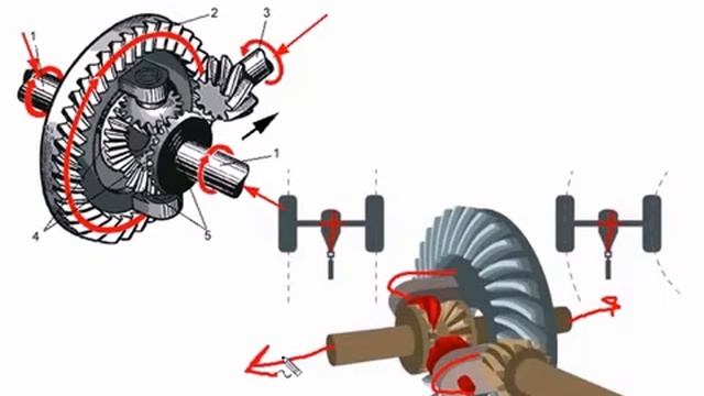 Урок 10   Кардан Главная передача Дифференциал