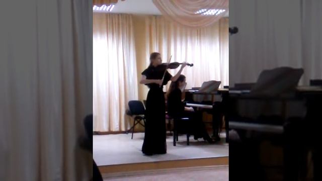 Софья Тарасенко Новосибирск  J S Bach Partita II Violino Allemanda, Corrente