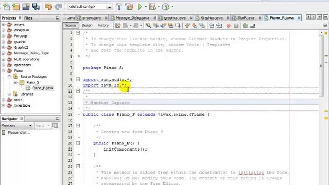 Java NetBeans Tutorial - How To Create A Piano
