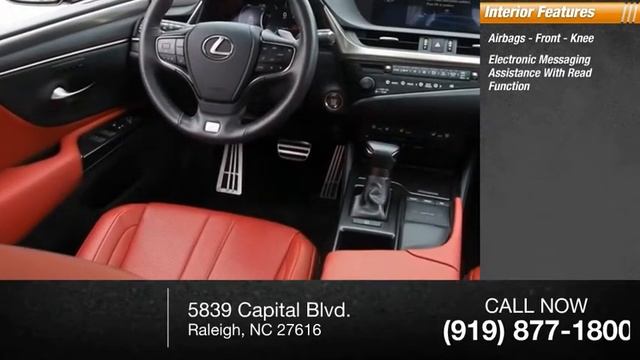 2019 Lexus ES 350 F SPORT Raleigh NC 91930A