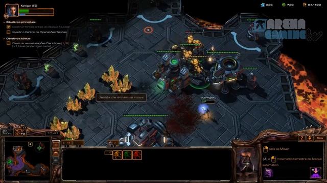 Starcraft 2: Heart Of The Swarm [BRUTAL] Walkthrough Parte 09 - Velhos Soldados - Old Soldiers